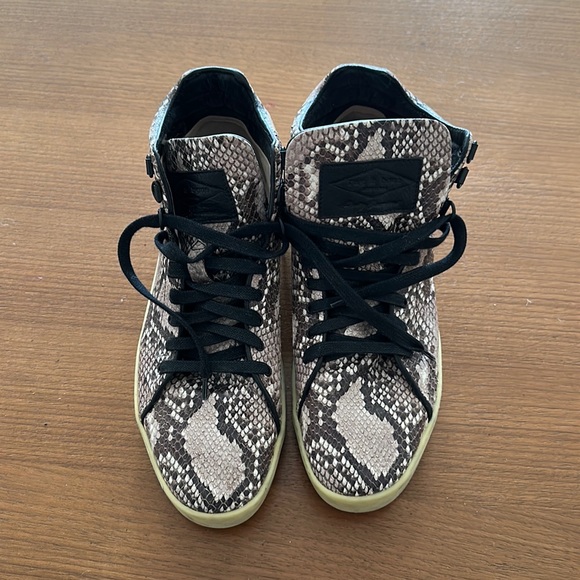 rag & bone Shoes - Rag & Bone faux snake high top sneakers. Size 11.